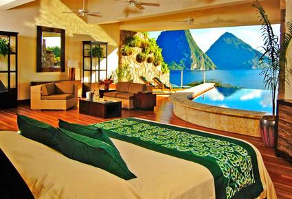 Jade Mountain في الكاريبي: منتجع معزول عن العالم والخيار الأفضل للعشّاق